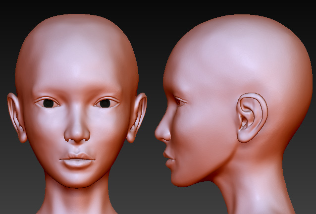 Character Model – Fia (Face)