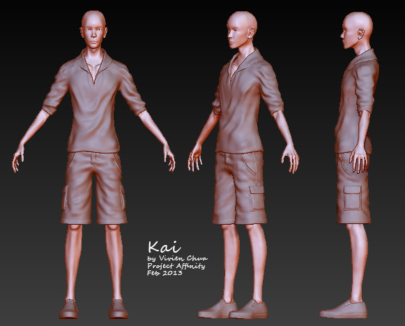 Character Model – Kai (Past)