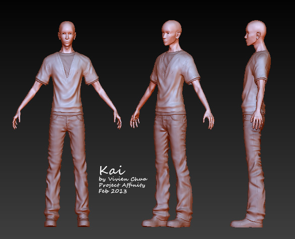 Character Model – Kai (Present)